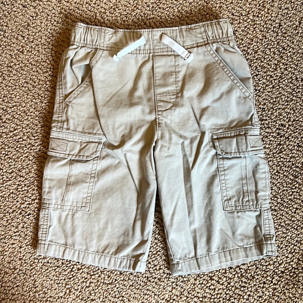 Carters Tan Cargo Shorts Size 8